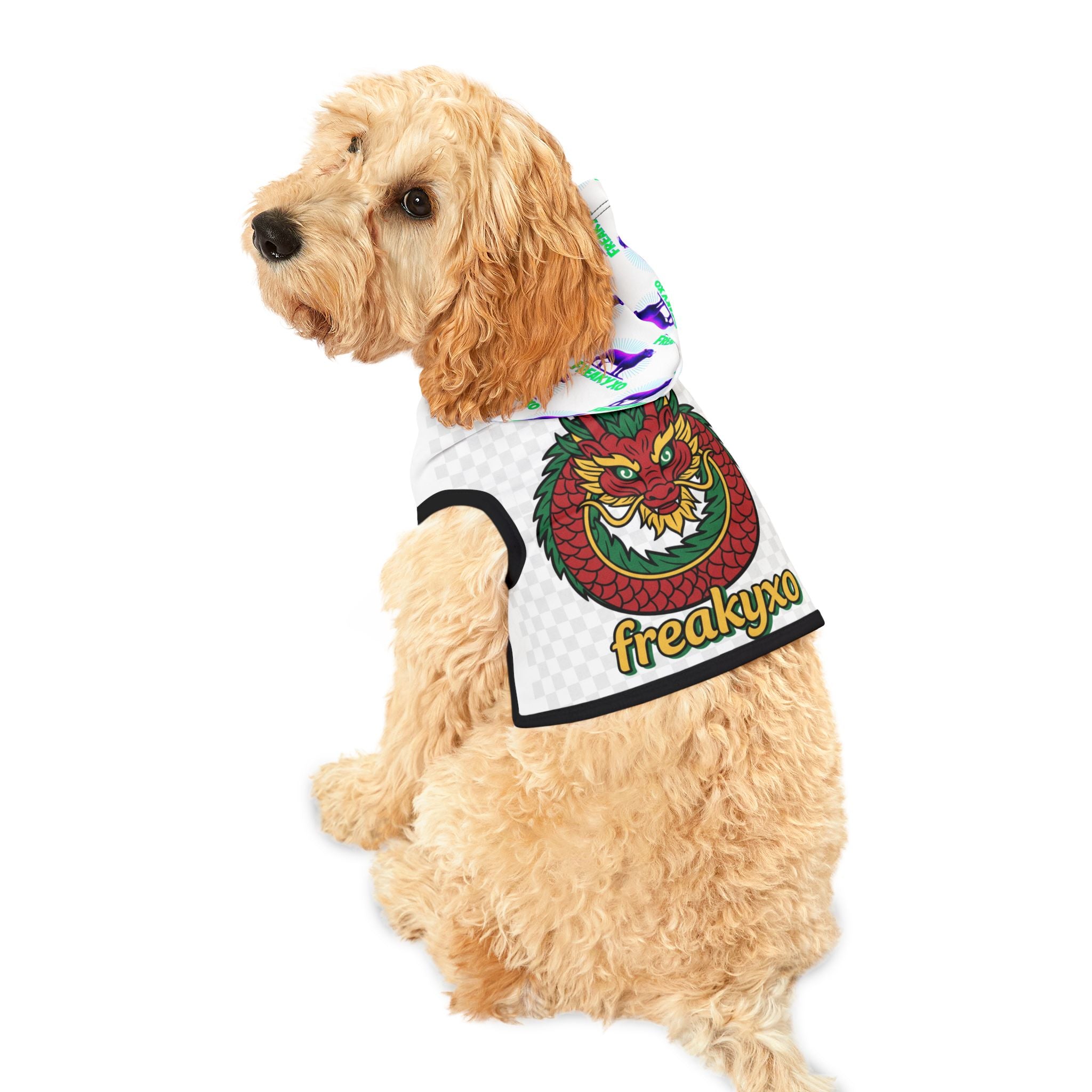 Freakyxo Dragon Design Pet Hoodie for Stylish Pets