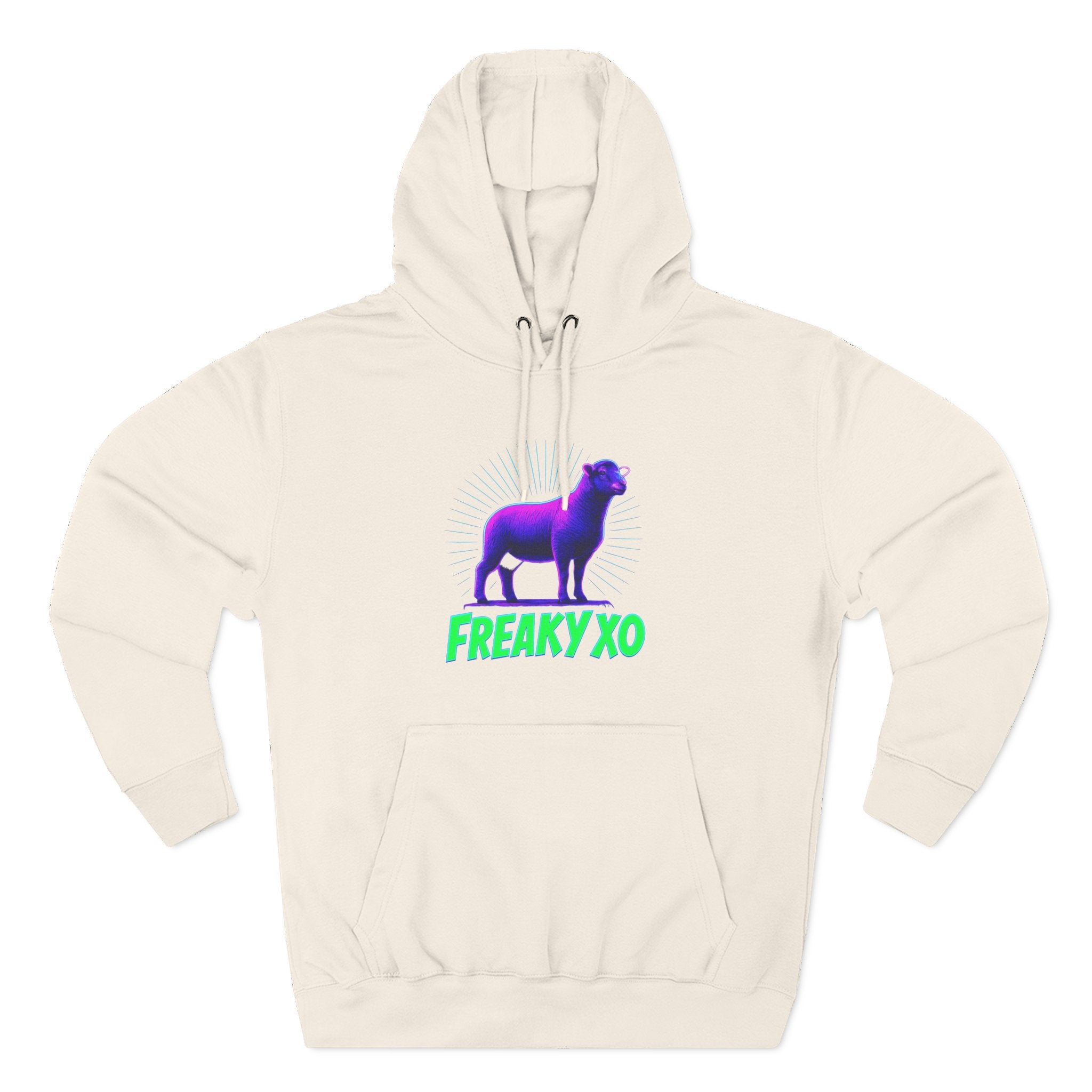 Freaky XO Two-Sided Hoodie - Cozy & Quirky Style for Fun Lovers