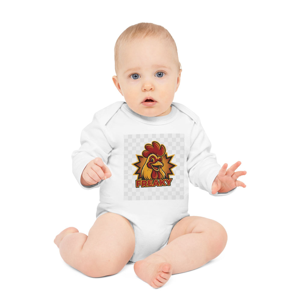 Freaky Rooster Baby Bodysuit