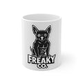 Freaky Co. Dog Mug - 11oz Black Chihuahua Coffee Cup