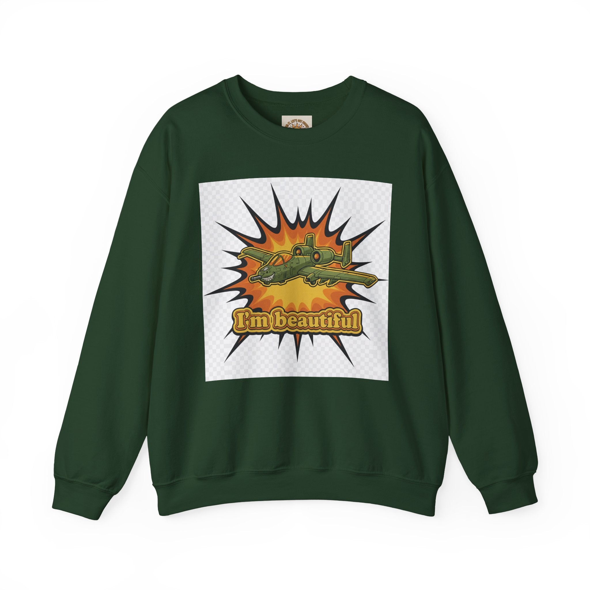 I'm Beautiful Graphic Crewneck Sweatshirt