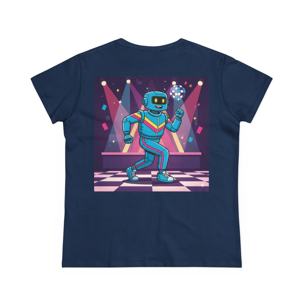 Dancing Robots Tee — “We Can Dance If We Want To” Women's Cotton T‑Shirt
