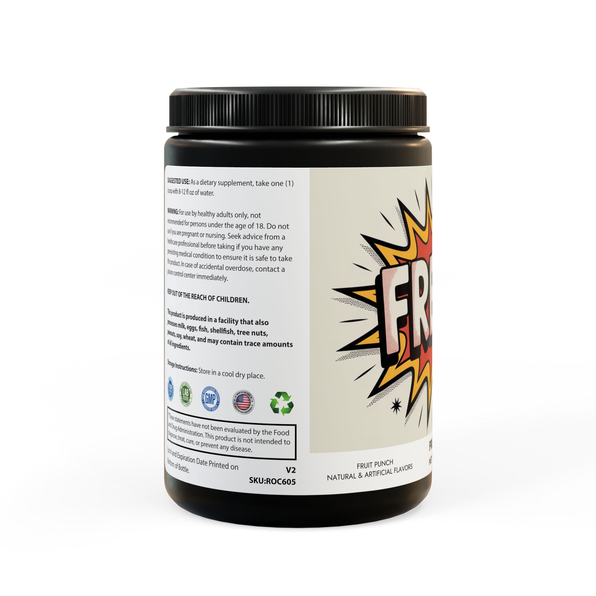 Pre-Workout Supplement, Fruit Punch (204g, 7.1oz)