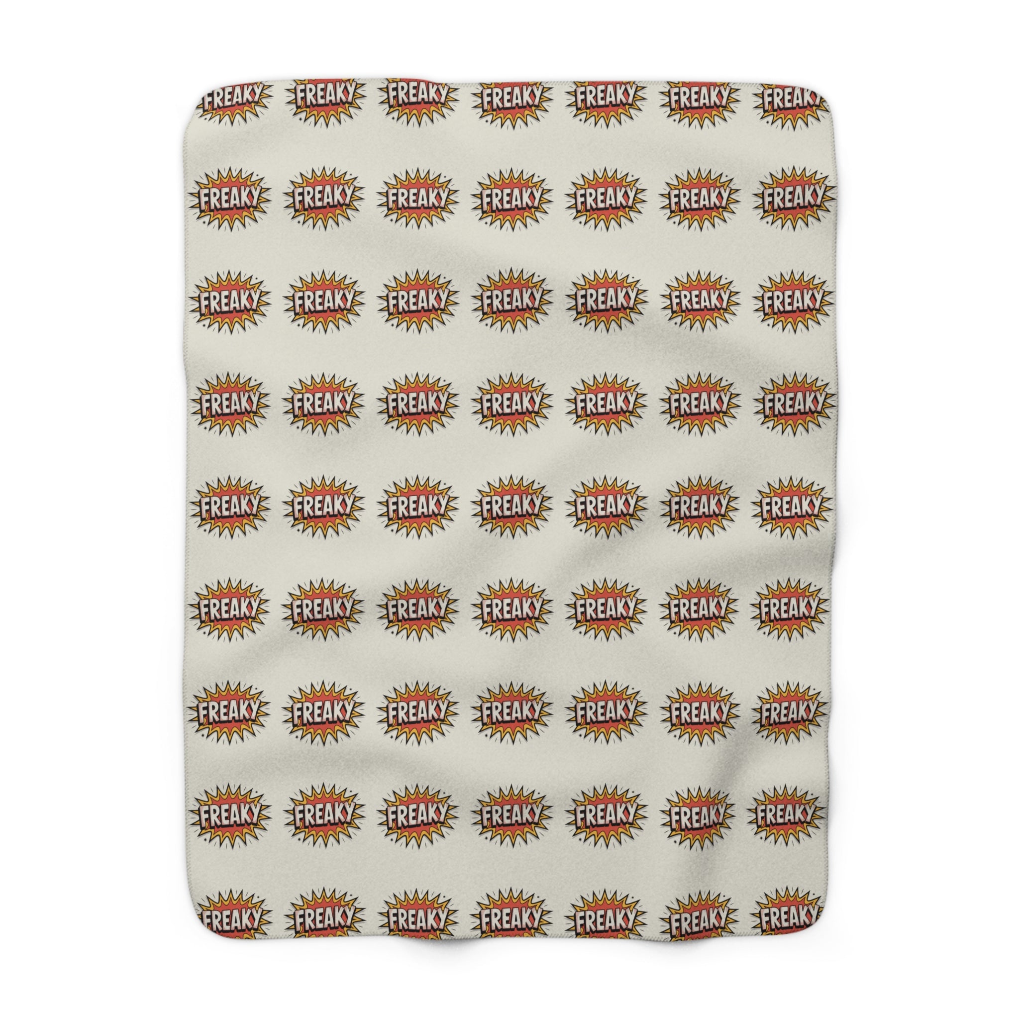 Sherpa Fleece Blanket - Cozy ‘Freaky’ Throw for Comfort Lovers