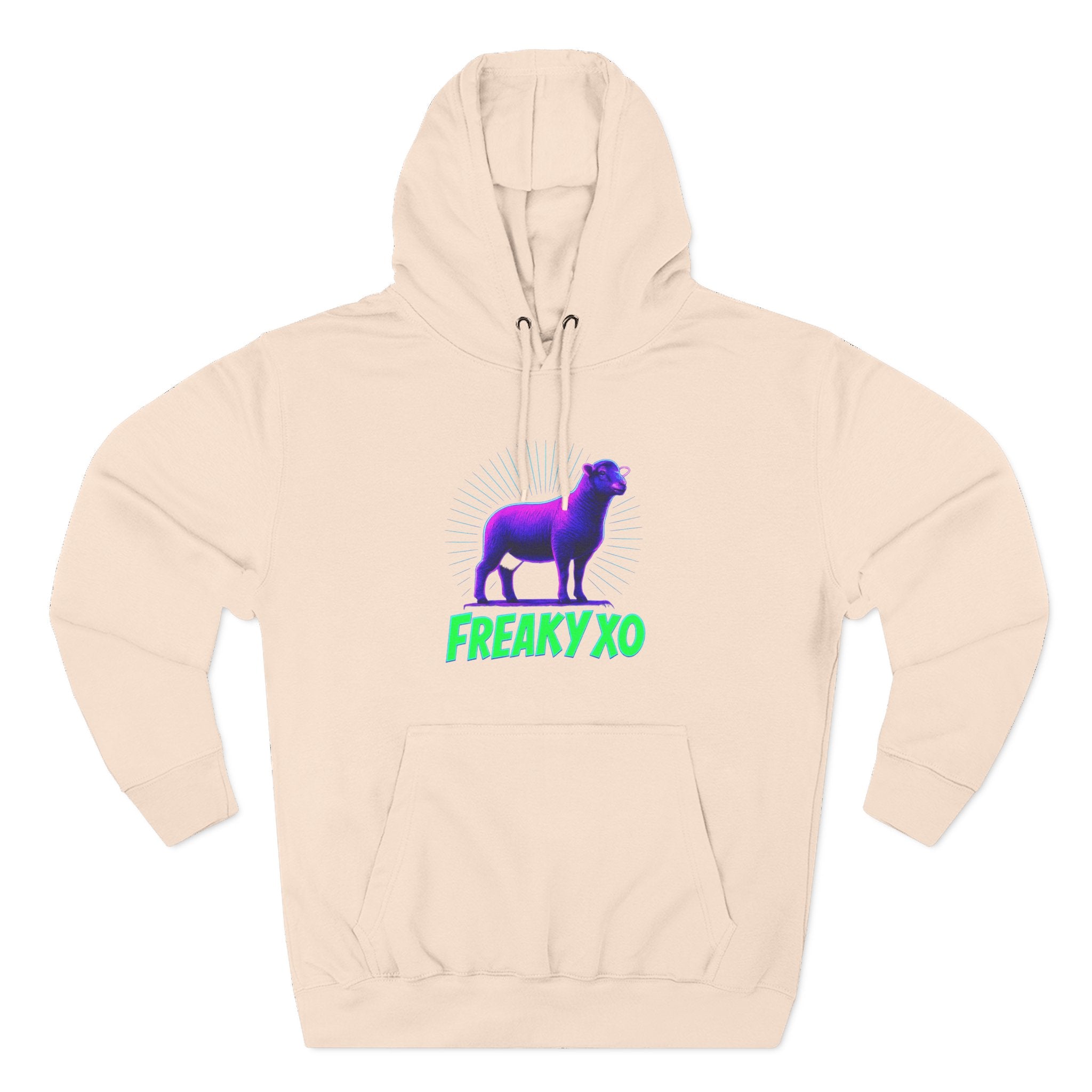 Freaky XO Two-Sided Hoodie - Cozy & Quirky Style for Fun Lovers