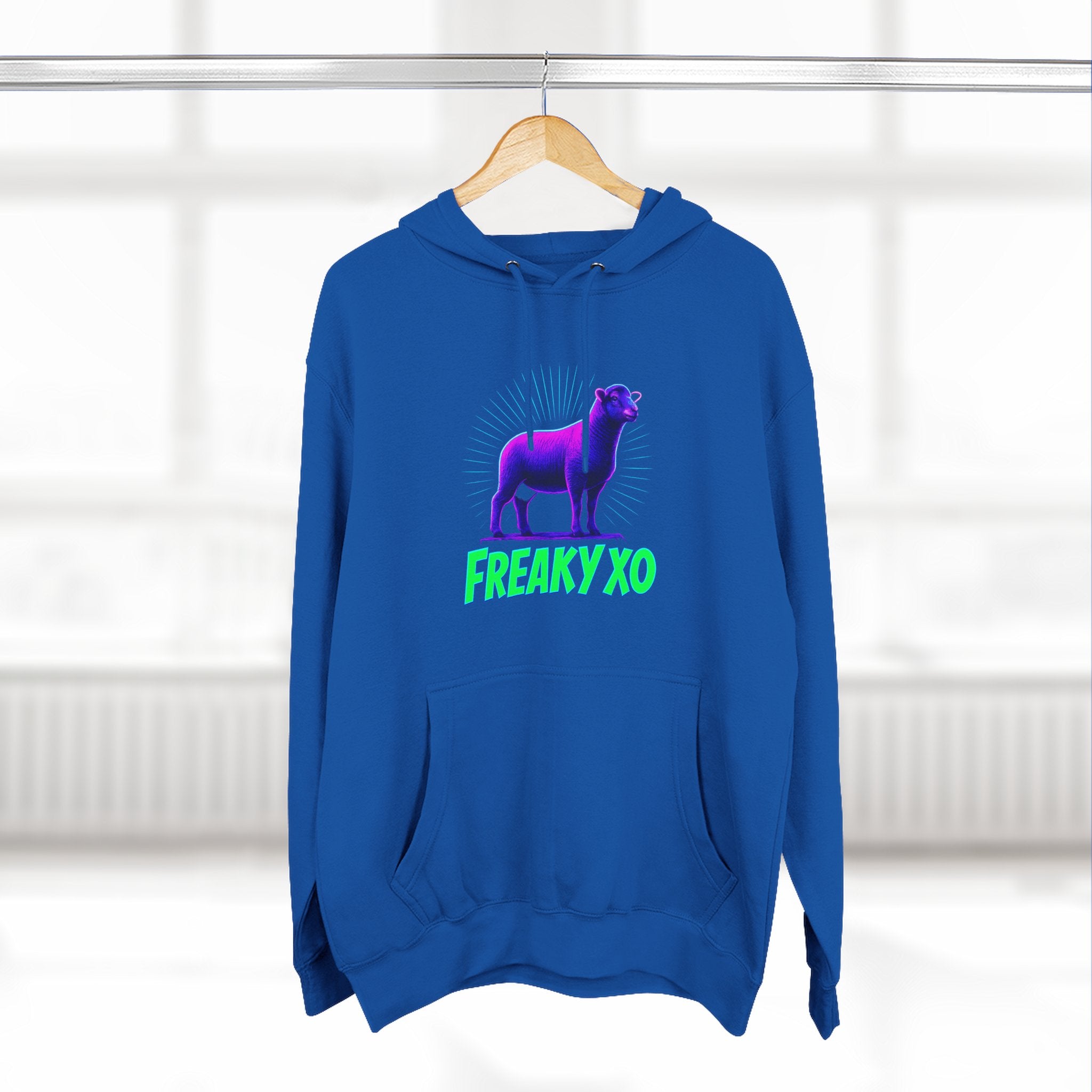 Freaky XO Two-Sided Hoodie - Cozy & Quirky Style for Fun Lovers