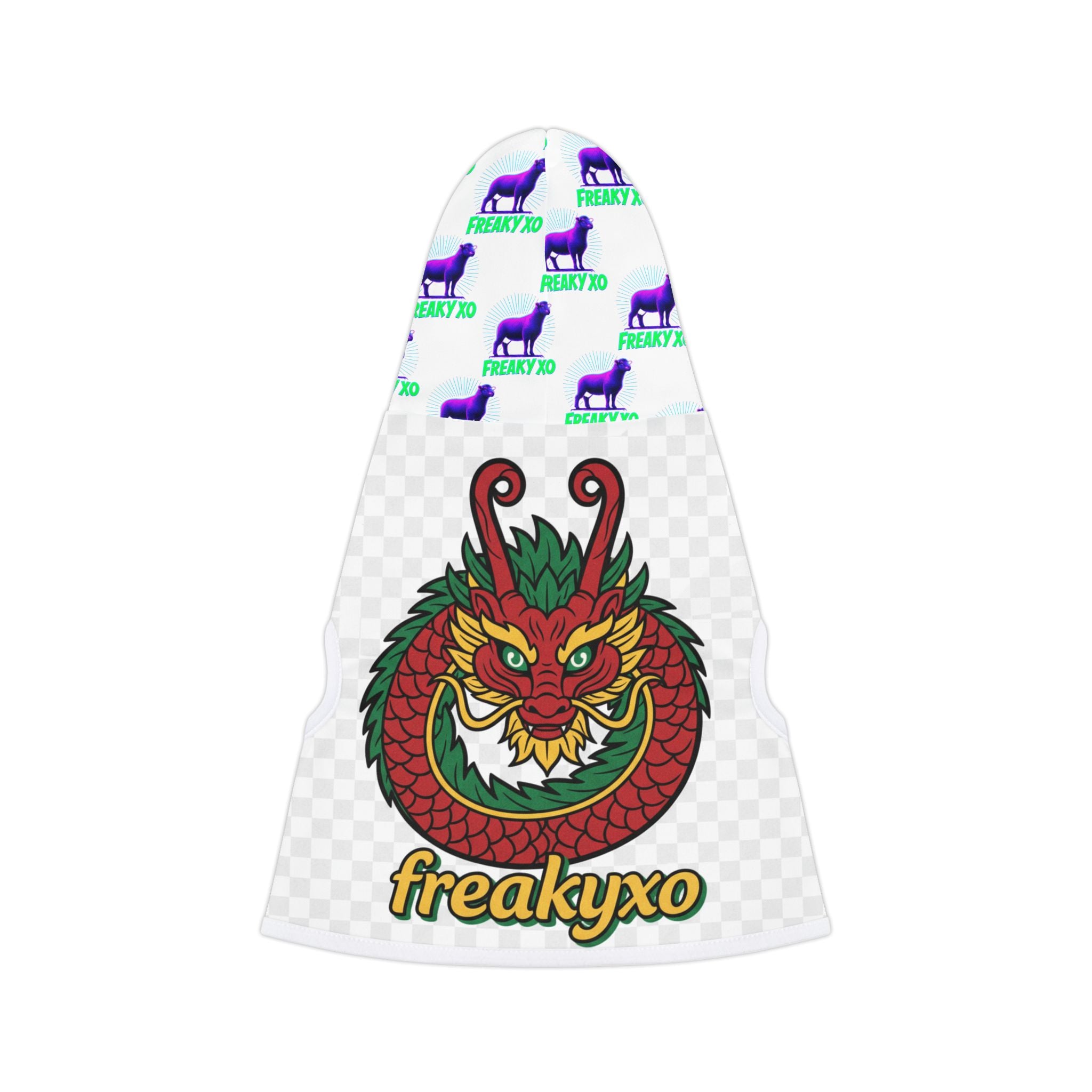 Freakyxo Dragon Design Pet Hoodie for Stylish Pets