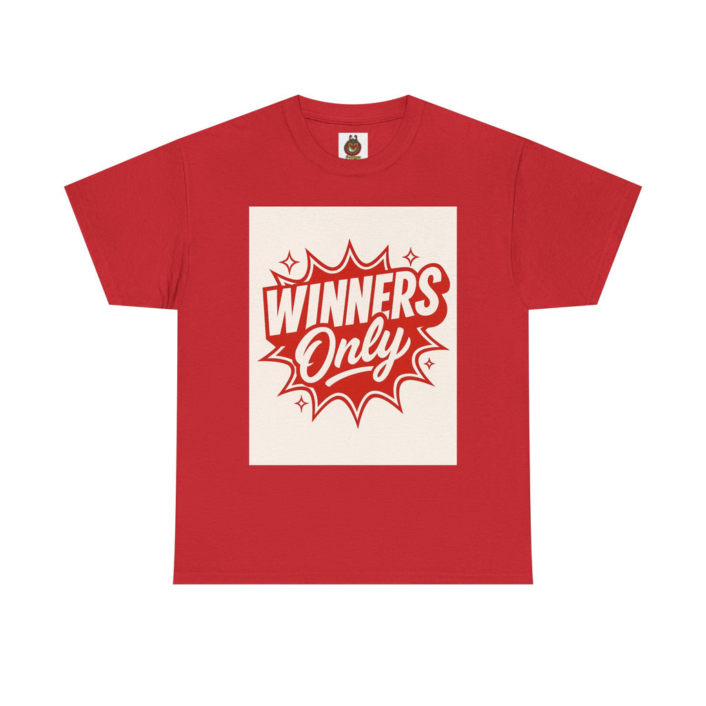 Winners Only Unisex Heavy Cotton Tee - Bold Statement Tee for Champions