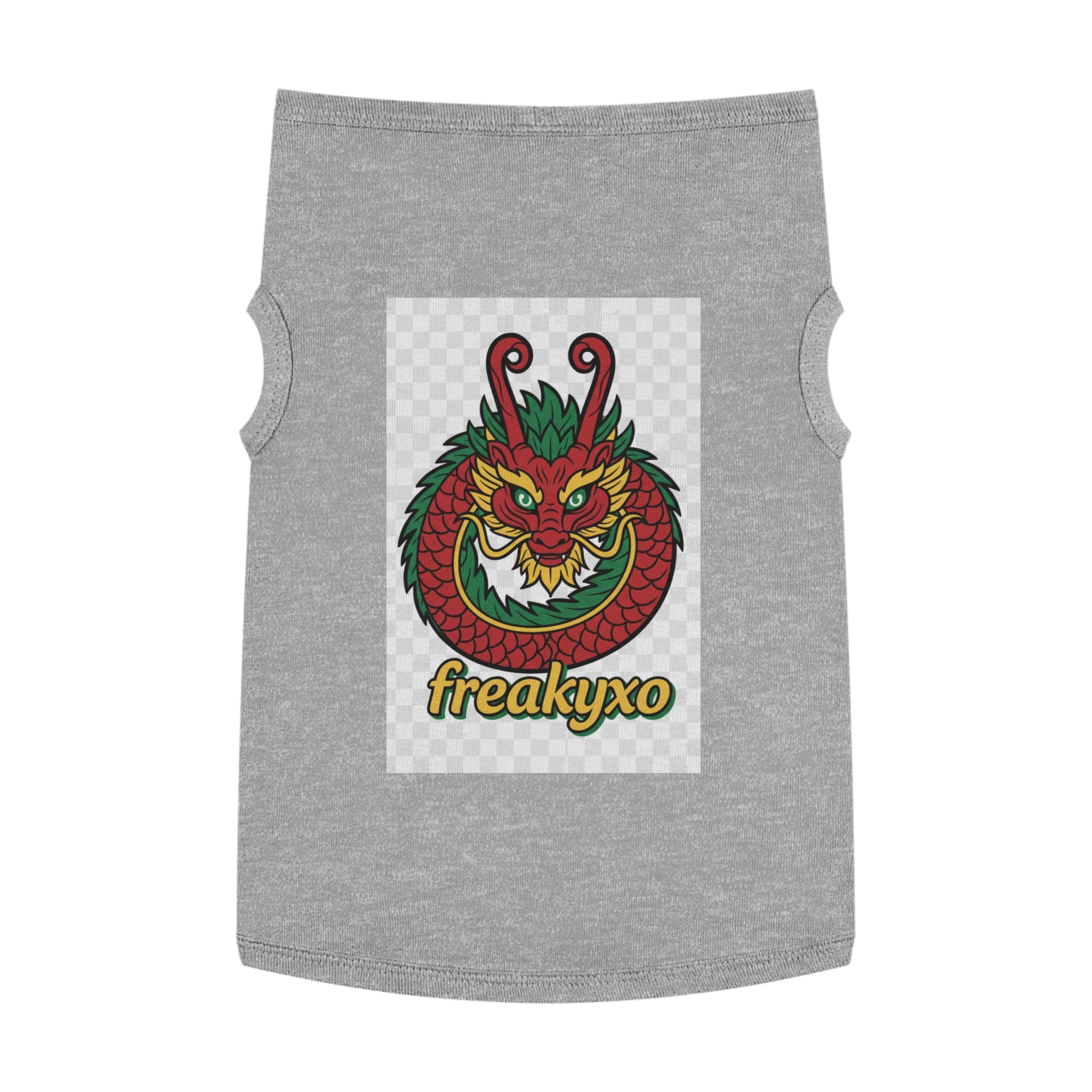 Dragon Design Pet Tank Top for Stylish Pets