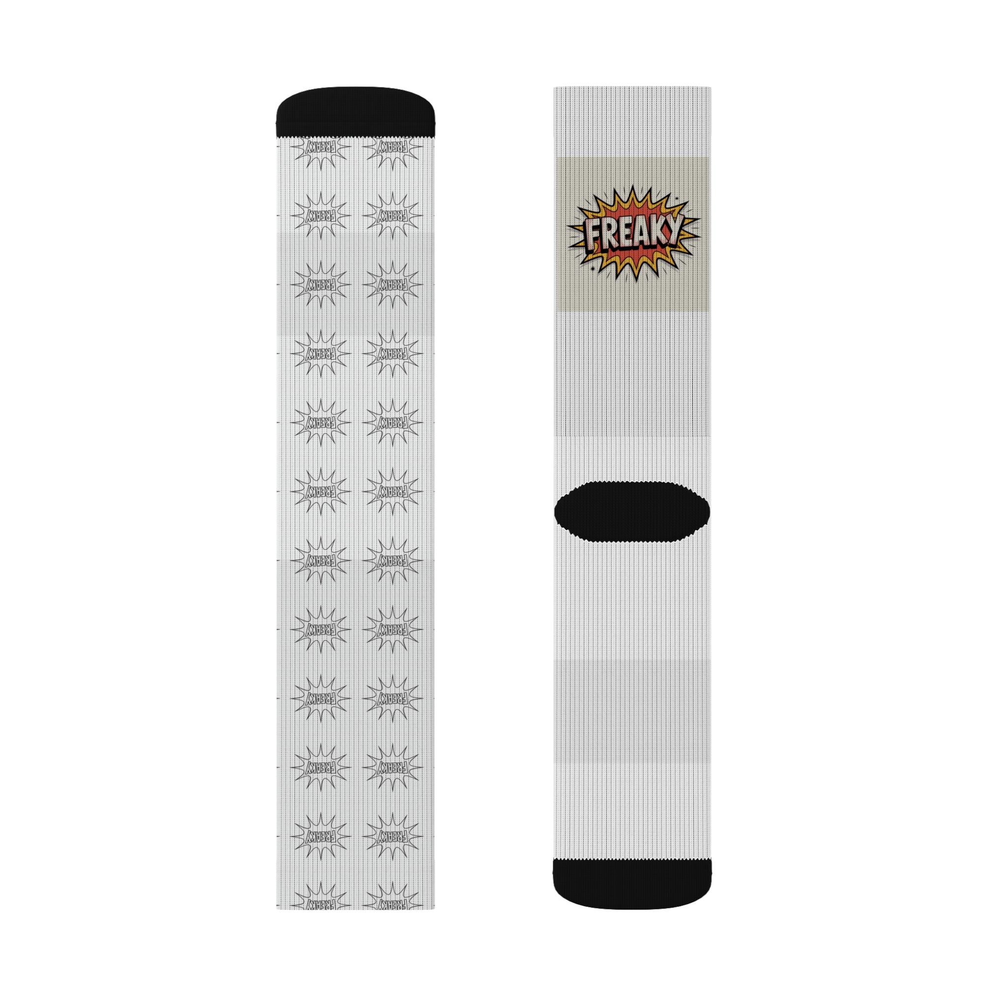 Stylish Sublimation Socks with Trendy Design