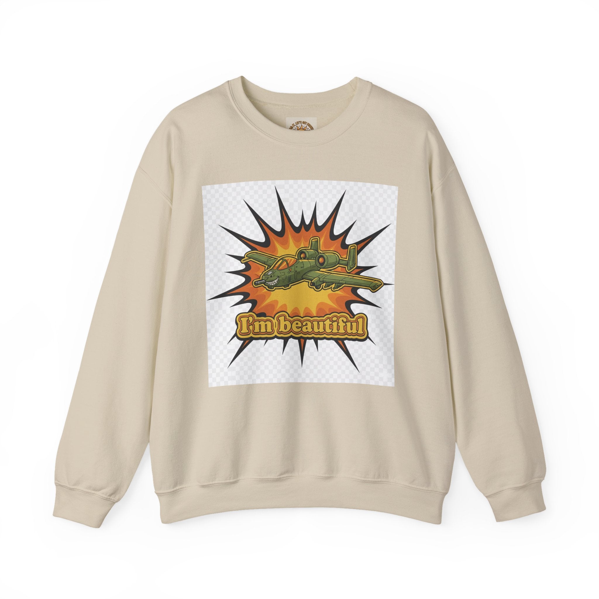I'm Beautiful Graphic Crewneck Sweatshirt