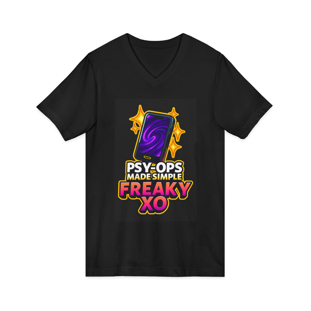 Unisex Jersey Short Sleeve V-Neck Tee